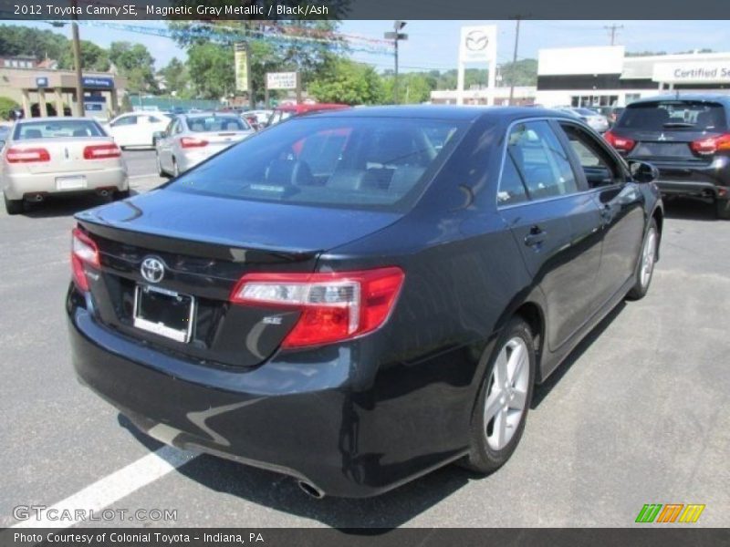 Magnetic Gray Metallic / Black/Ash 2012 Toyota Camry SE