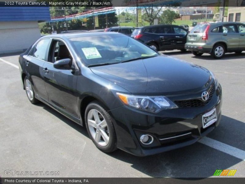 Magnetic Gray Metallic / Black/Ash 2012 Toyota Camry SE