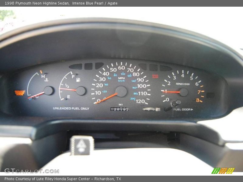 Intense Blue Pearl / Agate 1998 Plymouth Neon Highline Sedan
