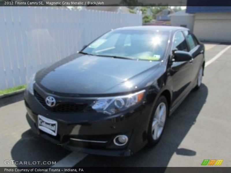 Magnetic Gray Metallic / Black/Ash 2012 Toyota Camry SE