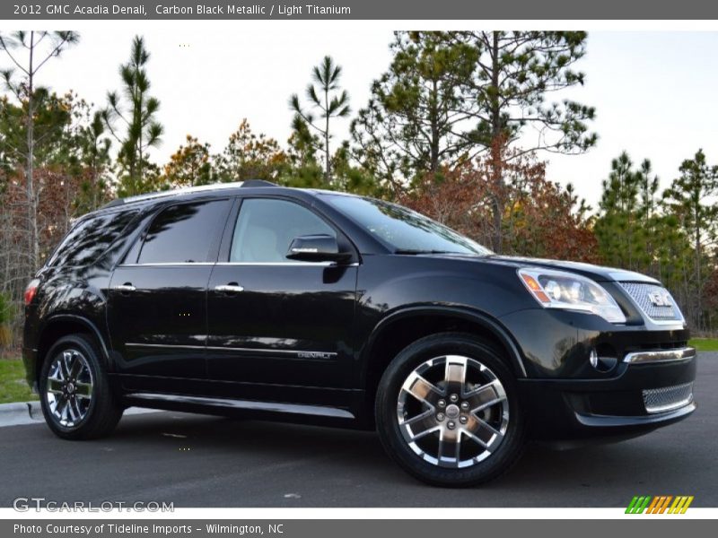 Carbon Black Metallic / Light Titanium 2012 GMC Acadia Denali