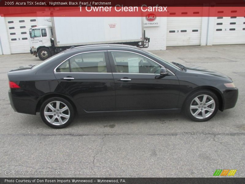 Nighthawk Black Pearl / Parchment 2005 Acura TSX Sedan