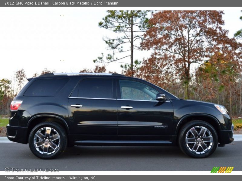 Carbon Black Metallic / Light Titanium 2012 GMC Acadia Denali