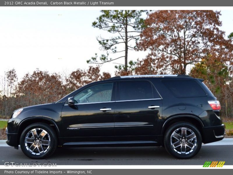 Carbon Black Metallic / Light Titanium 2012 GMC Acadia Denali