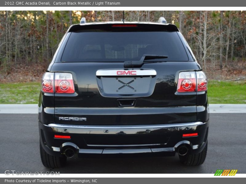 Carbon Black Metallic / Light Titanium 2012 GMC Acadia Denali