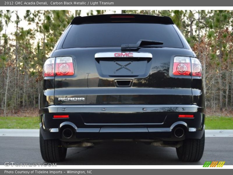 Carbon Black Metallic / Light Titanium 2012 GMC Acadia Denali