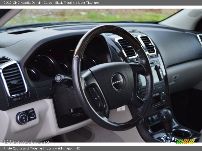 Carbon Black Metallic / Light Titanium 2012 GMC Acadia Denali