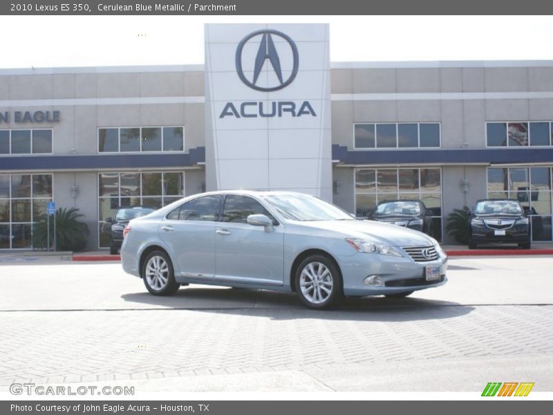 Cerulean Blue Metallic / Parchment 2010 Lexus ES 350