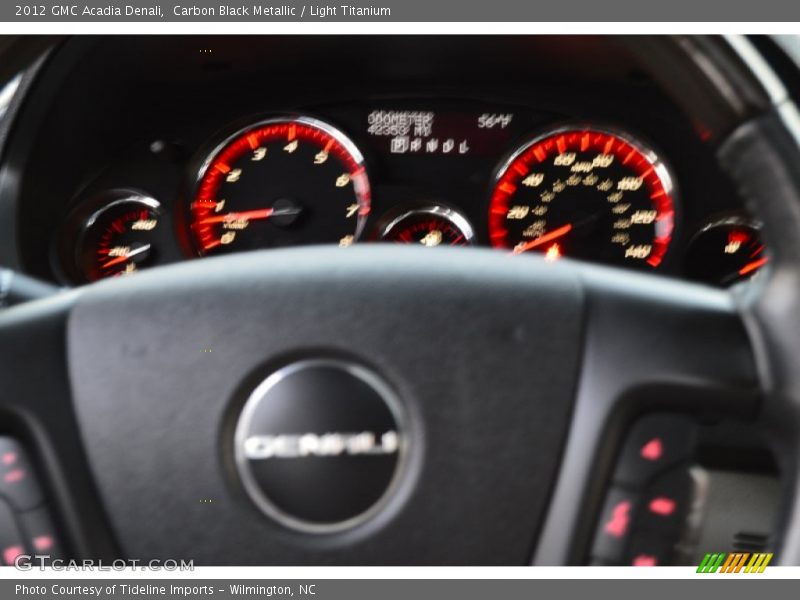 Carbon Black Metallic / Light Titanium 2012 GMC Acadia Denali