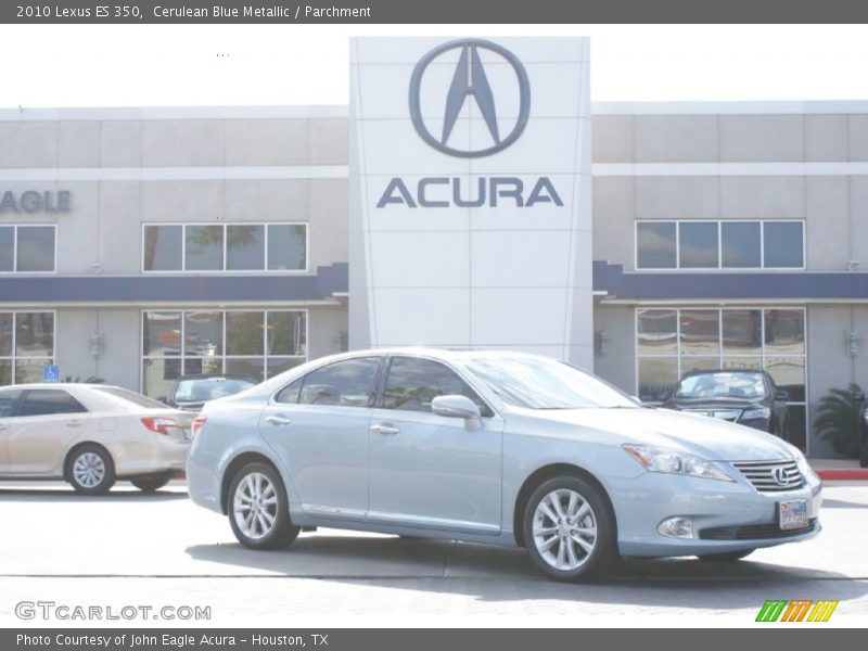 Cerulean Blue Metallic / Parchment 2010 Lexus ES 350