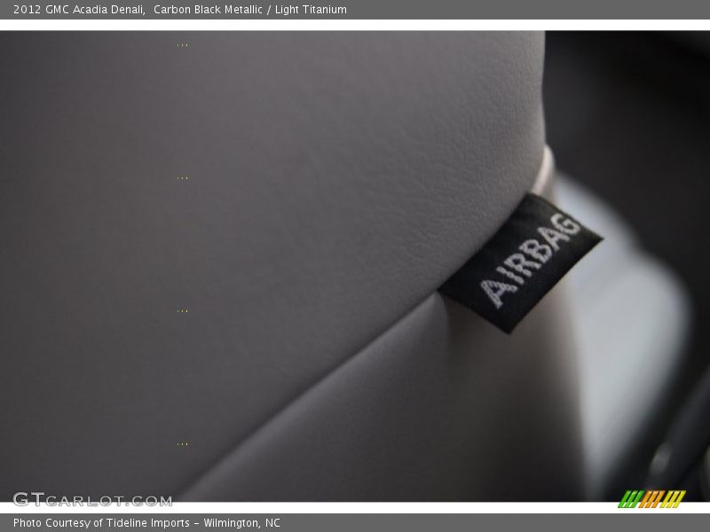 Carbon Black Metallic / Light Titanium 2012 GMC Acadia Denali