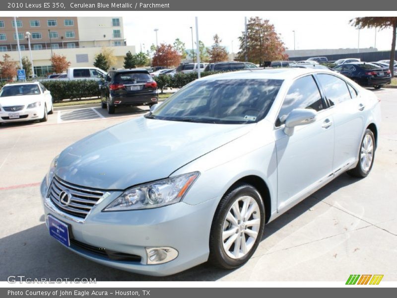 Cerulean Blue Metallic / Parchment 2010 Lexus ES 350