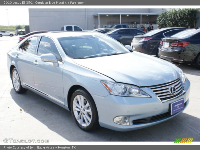 Cerulean Blue Metallic / Parchment 2010 Lexus ES 350