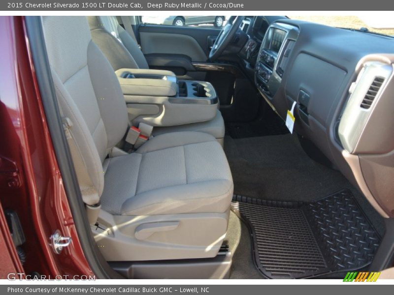 Deep Ruby Metallic / Cocoa/Dune 2015 Chevrolet Silverado 1500 LT Double Cab
