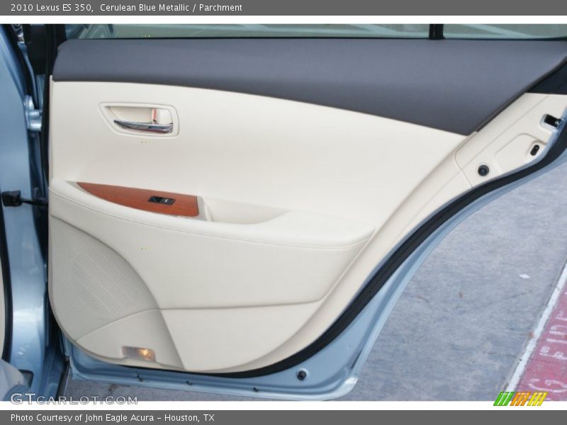 Cerulean Blue Metallic / Parchment 2010 Lexus ES 350