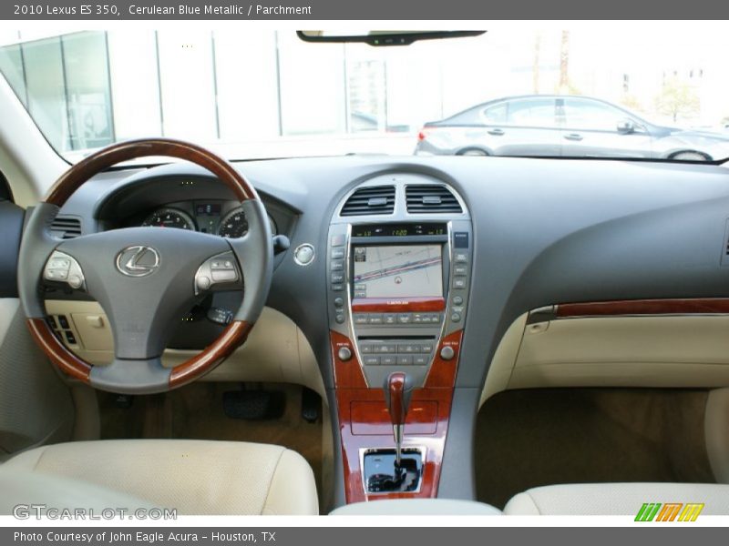 Cerulean Blue Metallic / Parchment 2010 Lexus ES 350