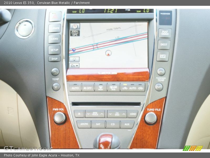 Cerulean Blue Metallic / Parchment 2010 Lexus ES 350