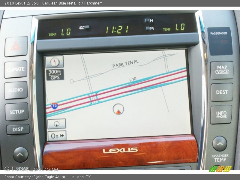 Cerulean Blue Metallic / Parchment 2010 Lexus ES 350
