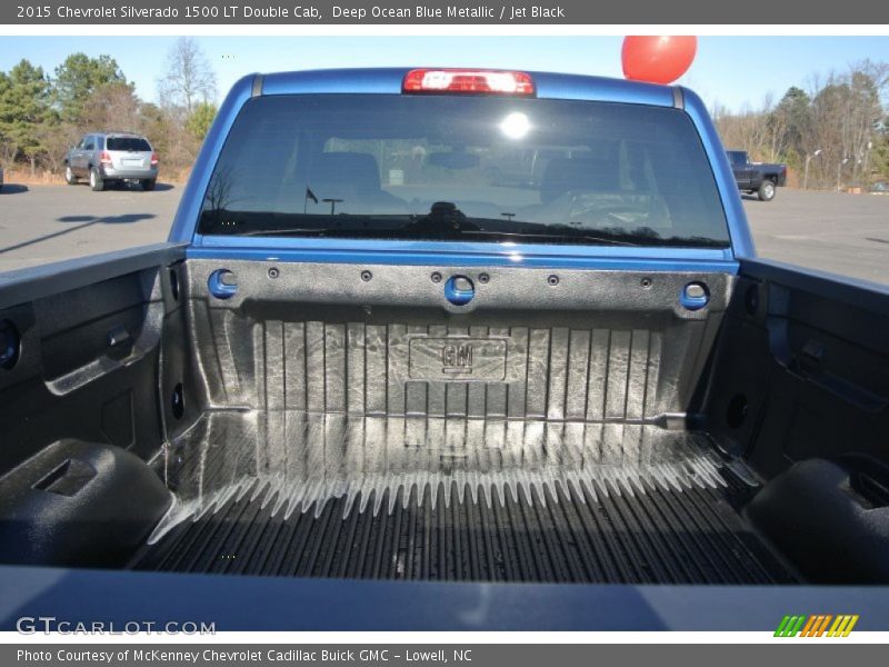 Deep Ocean Blue Metallic / Jet Black 2015 Chevrolet Silverado 1500 LT Double Cab