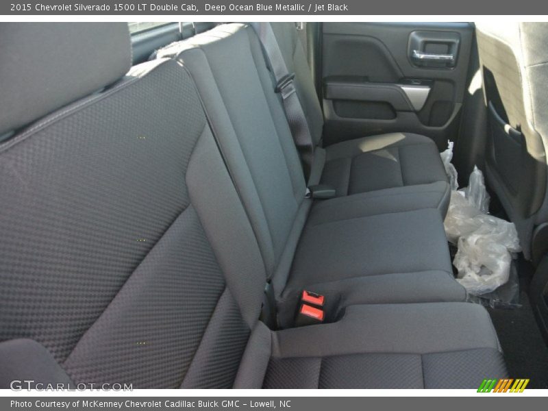 Deep Ocean Blue Metallic / Jet Black 2015 Chevrolet Silverado 1500 LT Double Cab
