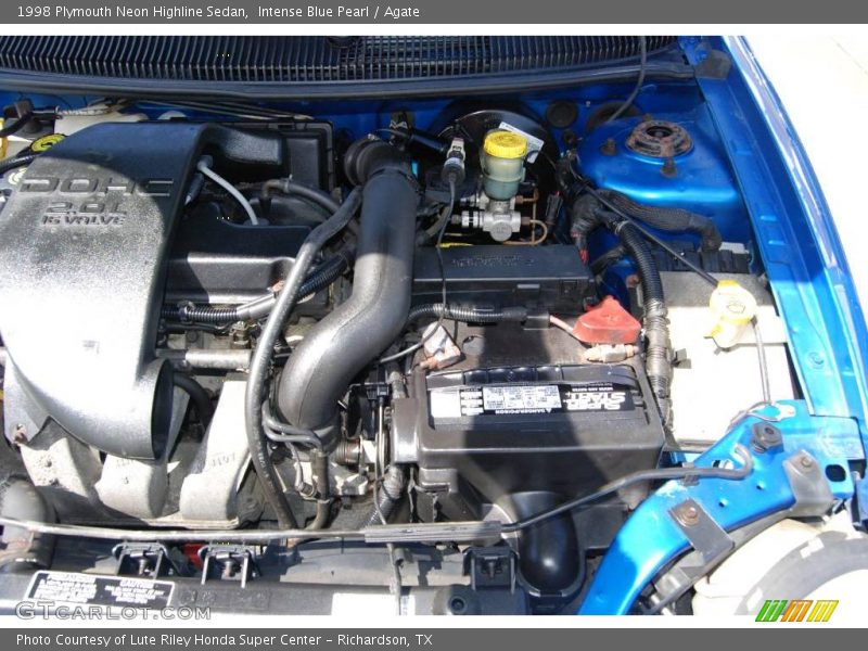 Intense Blue Pearl / Agate 1998 Plymouth Neon Highline Sedan