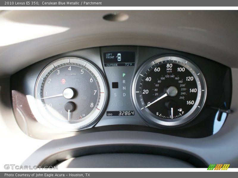 Cerulean Blue Metallic / Parchment 2010 Lexus ES 350