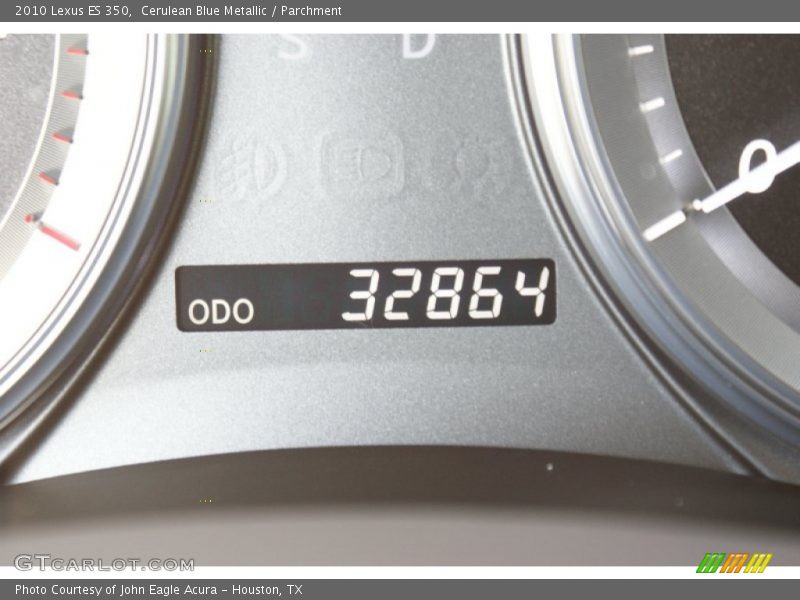 Cerulean Blue Metallic / Parchment 2010 Lexus ES 350