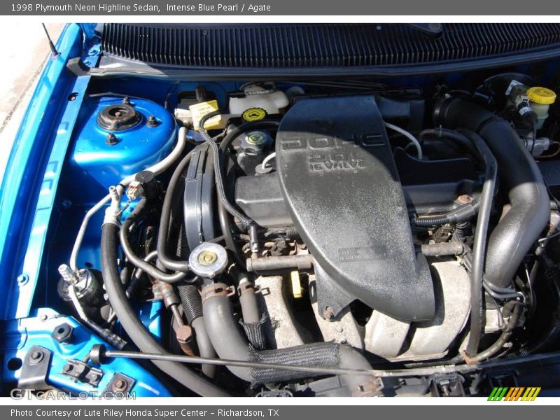 Intense Blue Pearl / Agate 1998 Plymouth Neon Highline Sedan