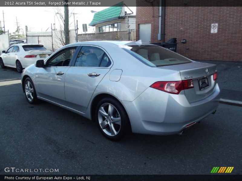 Forged Silver Metallic / Taupe 2012 Acura TSX Sedan