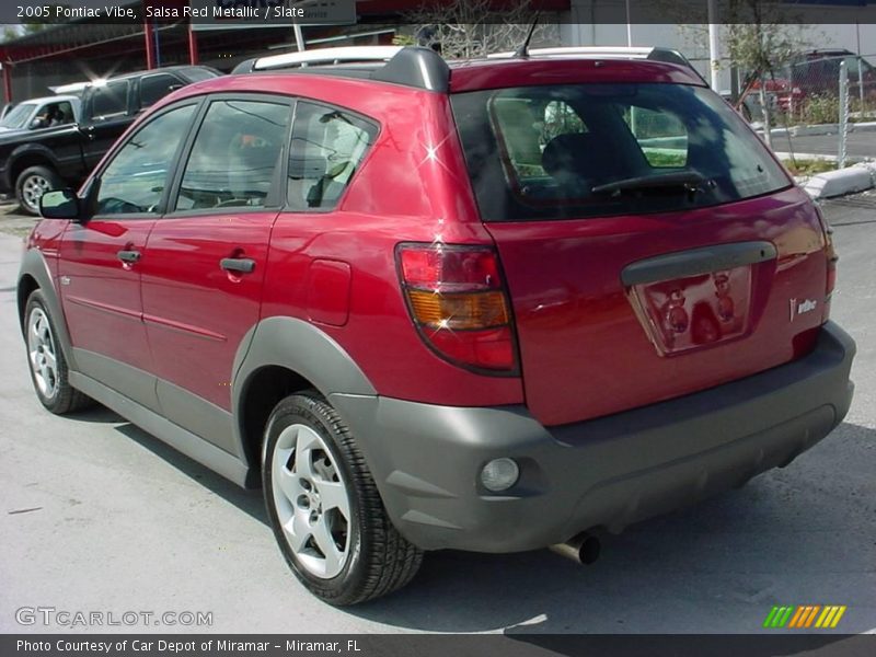 Salsa Red Metallic / Slate 2005 Pontiac Vibe