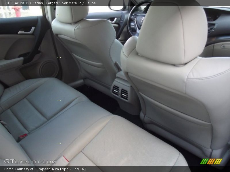 Forged Silver Metallic / Taupe 2012 Acura TSX Sedan