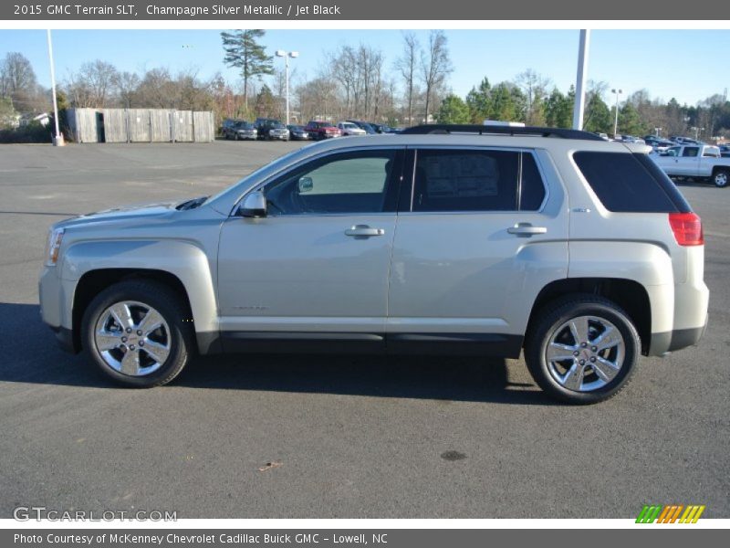 Champagne Silver Metallic / Jet Black 2015 GMC Terrain SLT