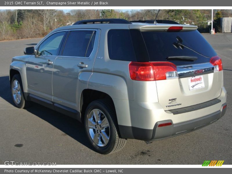 Champagne Silver Metallic / Jet Black 2015 GMC Terrain SLT