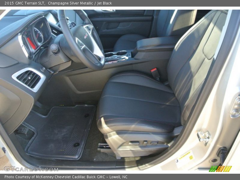 Champagne Silver Metallic / Jet Black 2015 GMC Terrain SLT