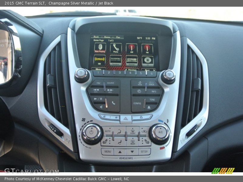 Champagne Silver Metallic / Jet Black 2015 GMC Terrain SLT