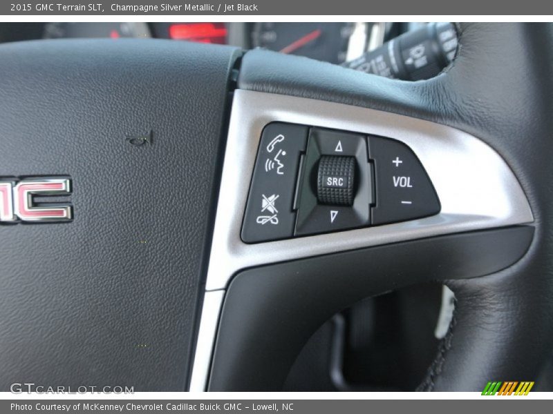 Champagne Silver Metallic / Jet Black 2015 GMC Terrain SLT