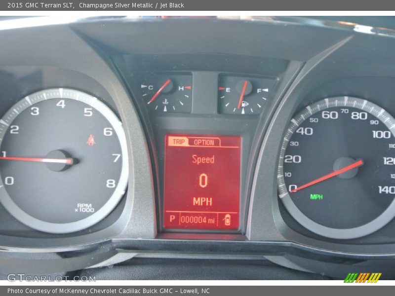 Champagne Silver Metallic / Jet Black 2015 GMC Terrain SLT