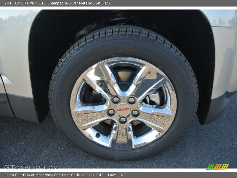 Champagne Silver Metallic / Jet Black 2015 GMC Terrain SLT