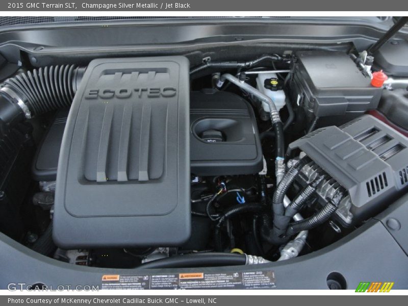 Champagne Silver Metallic / Jet Black 2015 GMC Terrain SLT