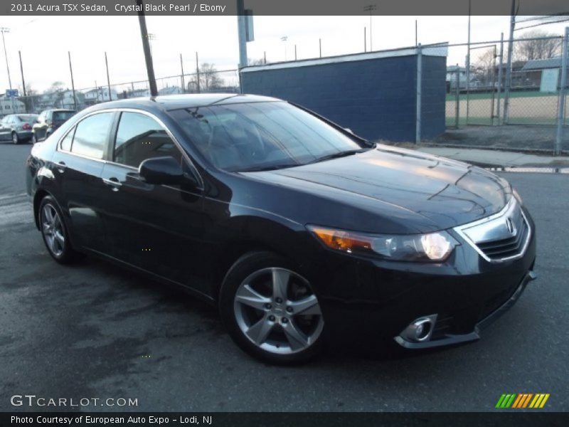 Crystal Black Pearl / Ebony 2011 Acura TSX Sedan