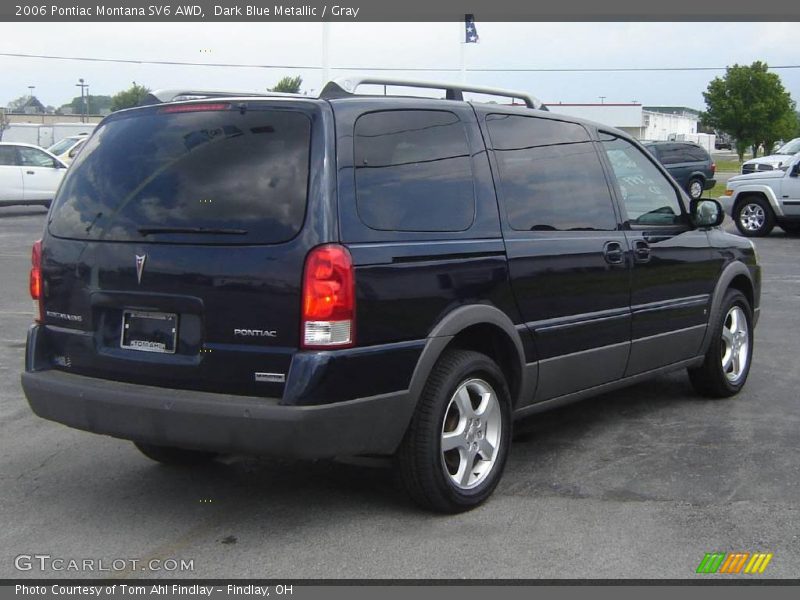 Dark Blue Metallic / Gray 2006 Pontiac Montana SV6 AWD