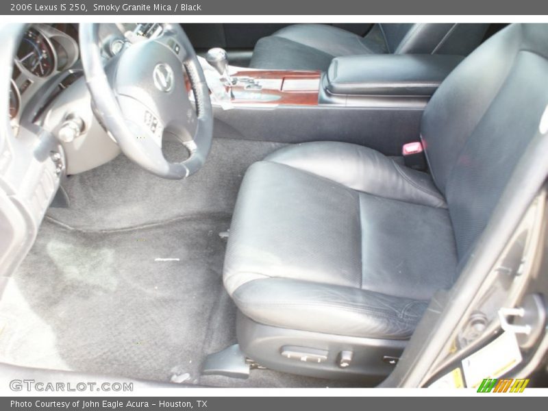 Smoky Granite Mica / Black 2006 Lexus IS 250