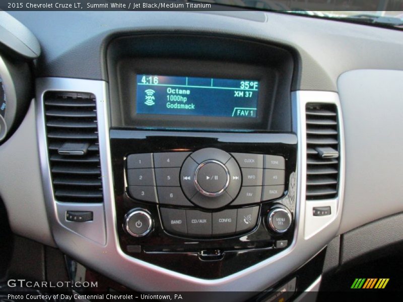 Summit White / Jet Black/Medium Titanium 2015 Chevrolet Cruze LT