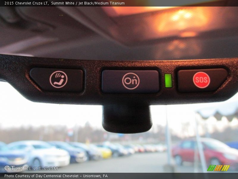 Summit White / Jet Black/Medium Titanium 2015 Chevrolet Cruze LT