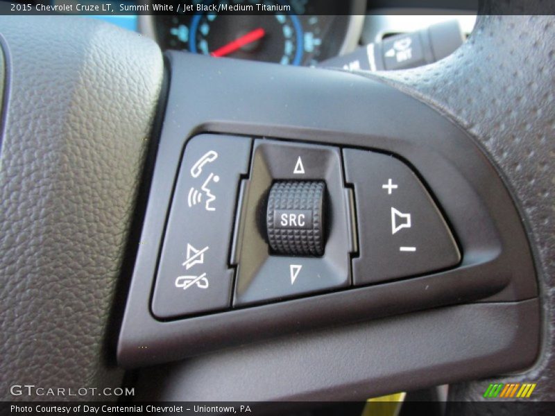 Summit White / Jet Black/Medium Titanium 2015 Chevrolet Cruze LT