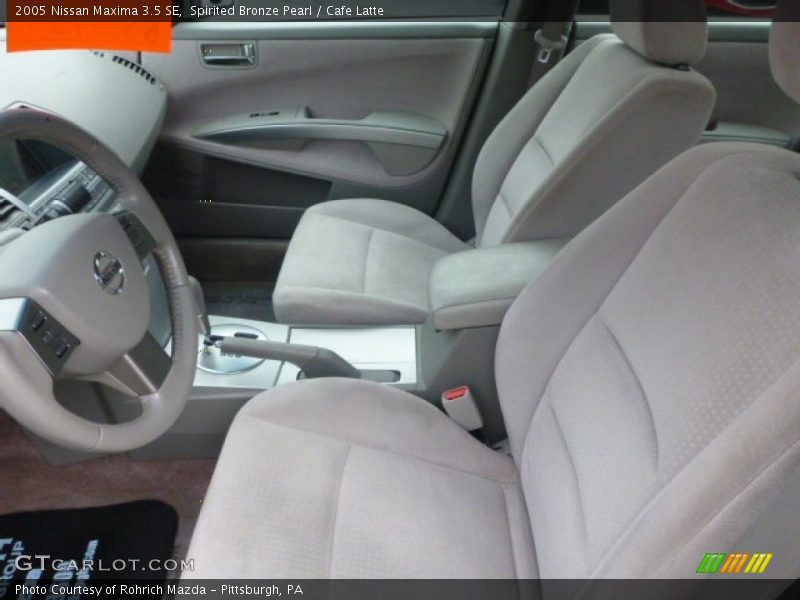 Spirited Bronze Pearl / Cafe Latte 2005 Nissan Maxima 3.5 SE