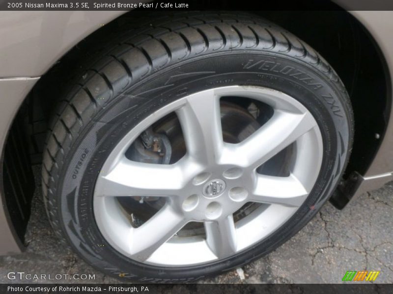 Spirited Bronze Pearl / Cafe Latte 2005 Nissan Maxima 3.5 SE