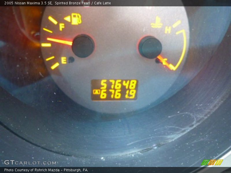 Spirited Bronze Pearl / Cafe Latte 2005 Nissan Maxima 3.5 SE