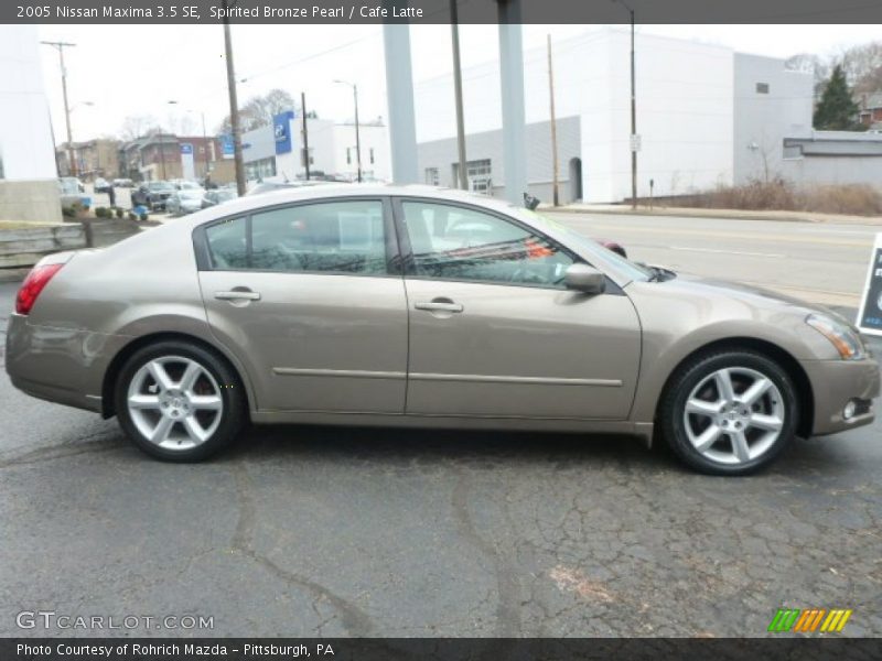 Spirited Bronze Pearl / Cafe Latte 2005 Nissan Maxima 3.5 SE