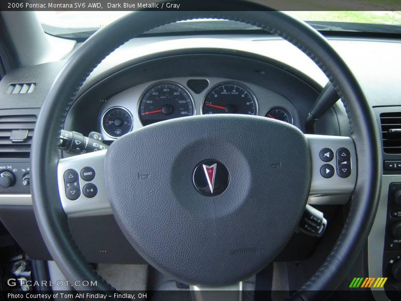 Dark Blue Metallic / Gray 2006 Pontiac Montana SV6 AWD